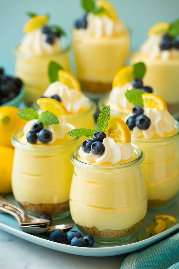 Lemon Cheesecake Mousse FoodBlogs.com