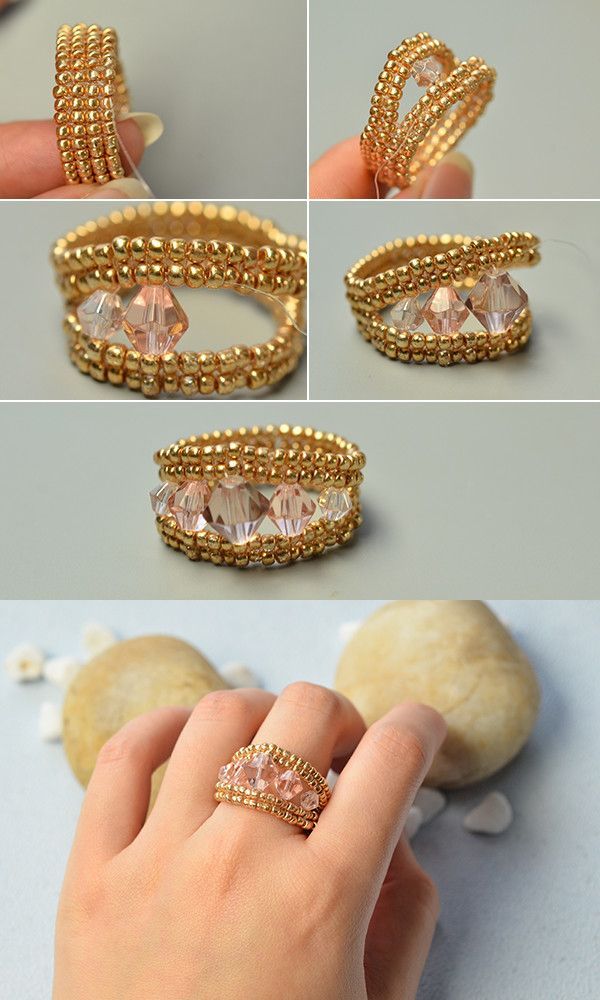 Like the seed beads ring?You will see the tutorial from LC.Pandahall.com soon.