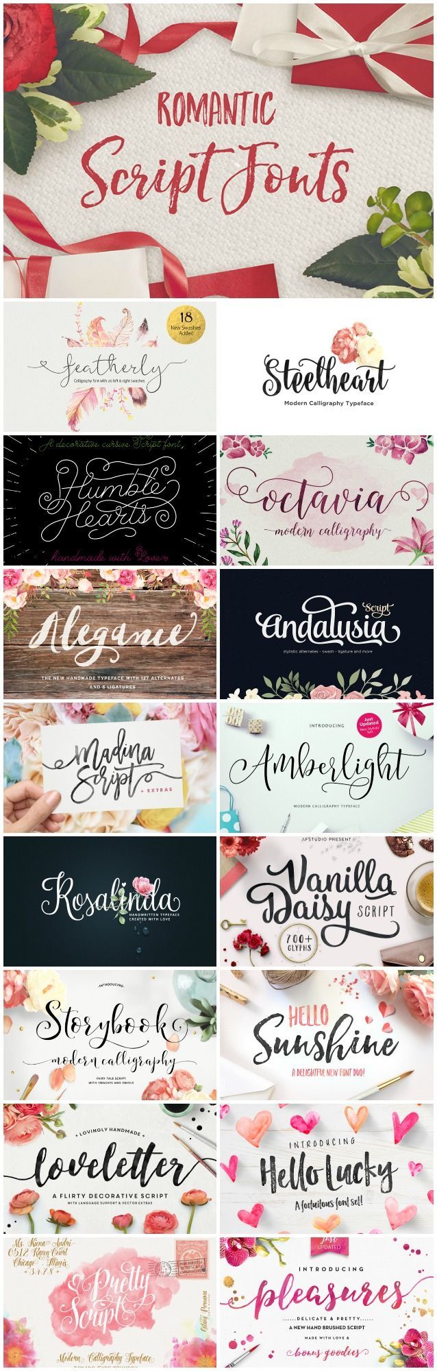 Looking for a delicate, script font for your next print design project? Whether youre working on a set of custom Valentines Day