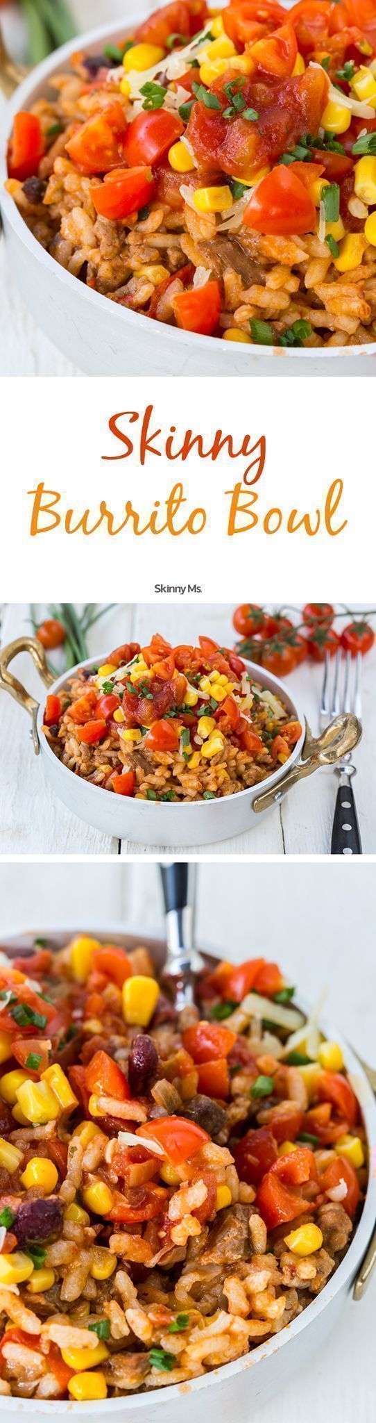 Por favor! These Skinny Ms. Burrito Bowls are so yummy that the tortilla won’t be missed. #recipes
