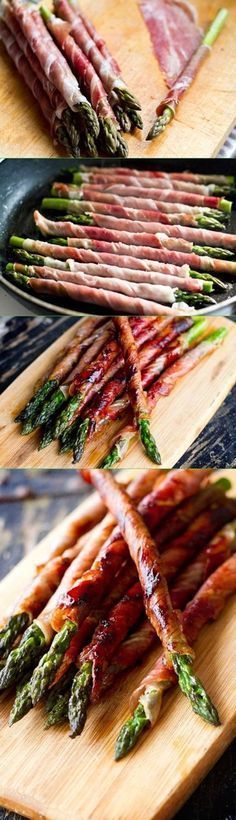 Prosciutto Wrapped Asparagus – The easiest, most tastiest appetizer with just 2 ingredients and 10 min prep!
