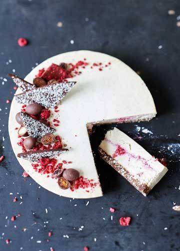 Raw Coconut & Raspberry Cheesecake – lovingearth.net/…