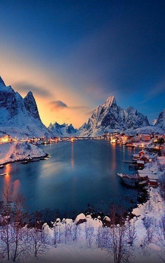 Reine, Norway.  Friday Release: And there came a lion! ourdailybread101.com IN GOD WE TRUST!