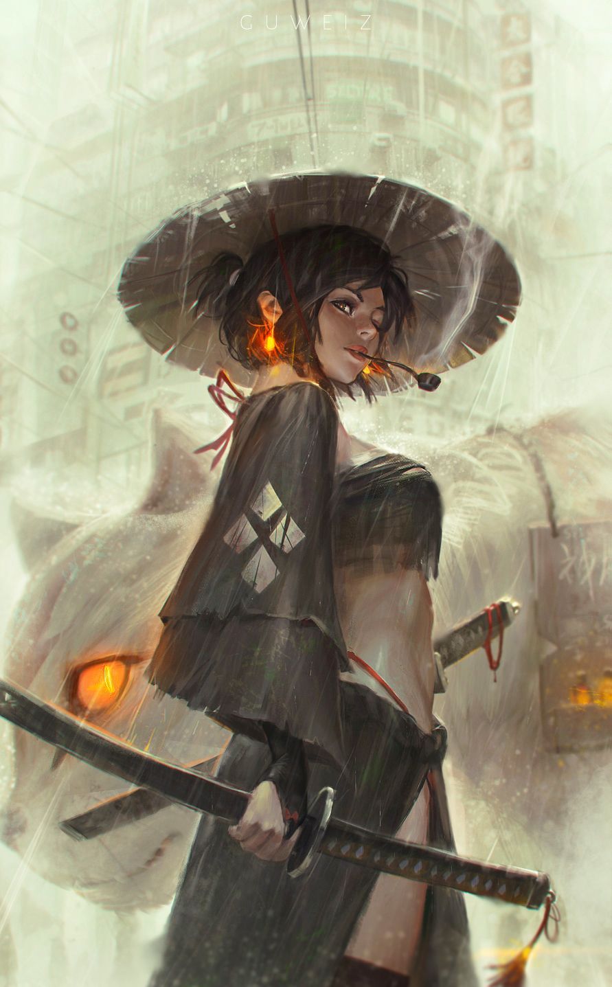 Ronin by GUWEIZ (Female Samurai)