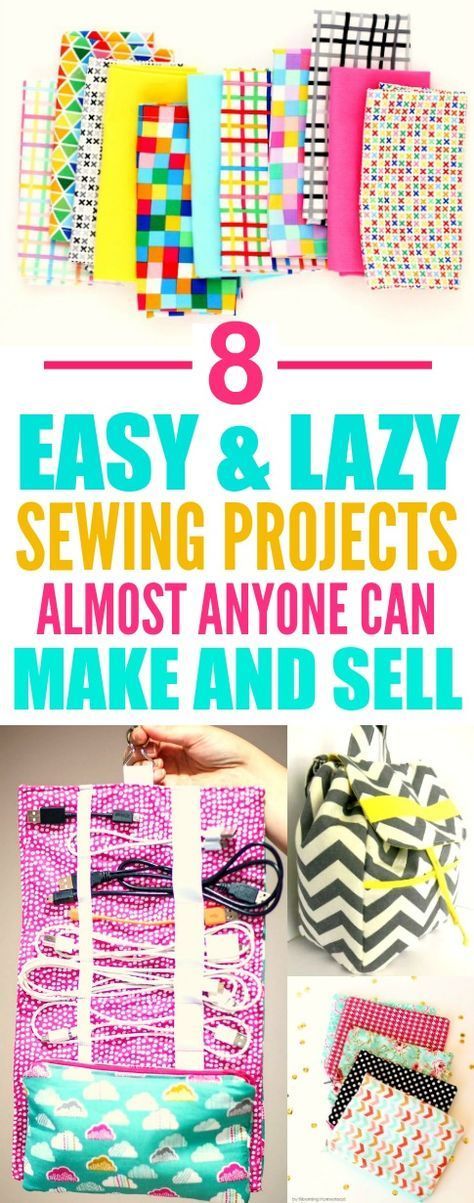 These 8 easy sewing projects you can make and sell are THE BEST! Im so glad I found this GREAT post! I am DEFINITELY pinning for