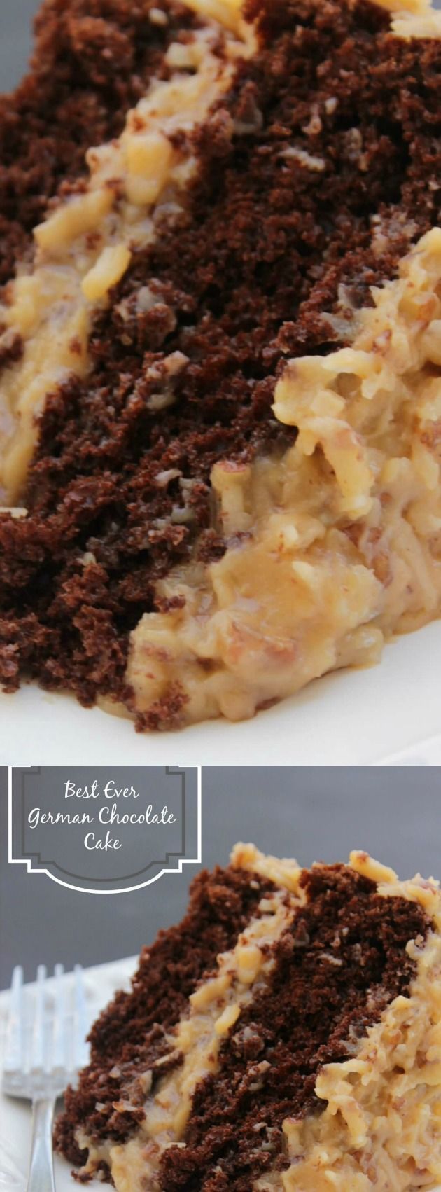 This Best Ever German Chocolate Cake from Sandra over at A Dash of Sanity just might be the BEST German Chocolate Cake we’ve