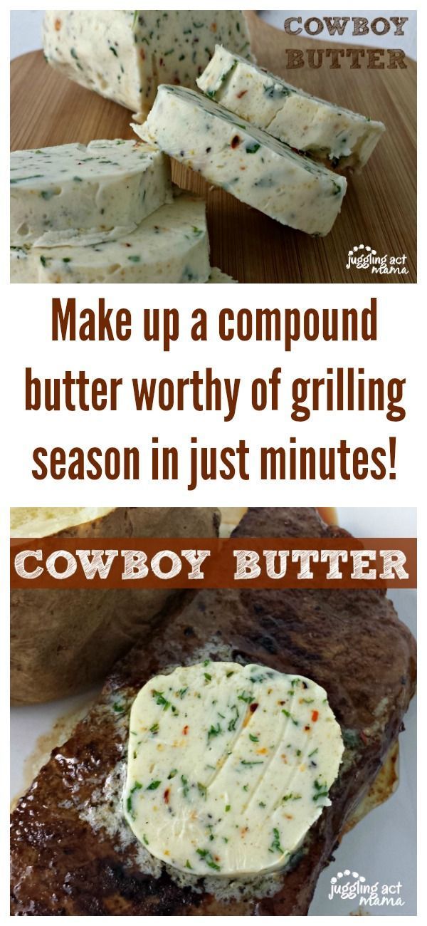 This Cowboy Butter is a compound butter worthy of grilling season in just minutes! It adds so much great flavor to your grilled