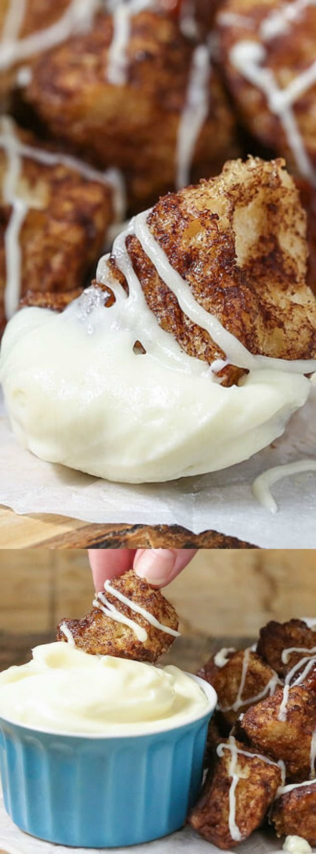 This Slow Cooker Cinnamon Roll Pull Apart Bread from The Slow Roasted Italian is not only delicious, but it is SO simple to make