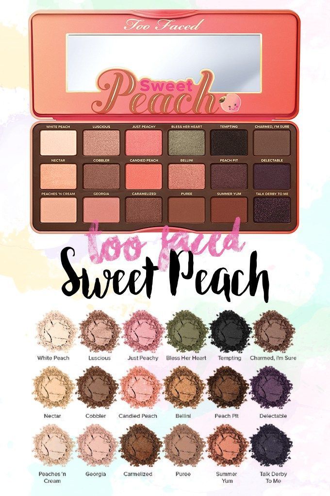 Too Faced Sweet Peach Eyeshadow Palette | Makeup A to Z | Bloglovin’