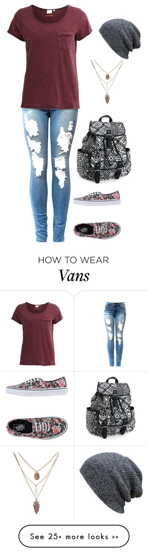 “Ugh, School” by lizzie-cockerham on Polyvore featuring Object Collectors Item, Vans and AÃ©ropostale