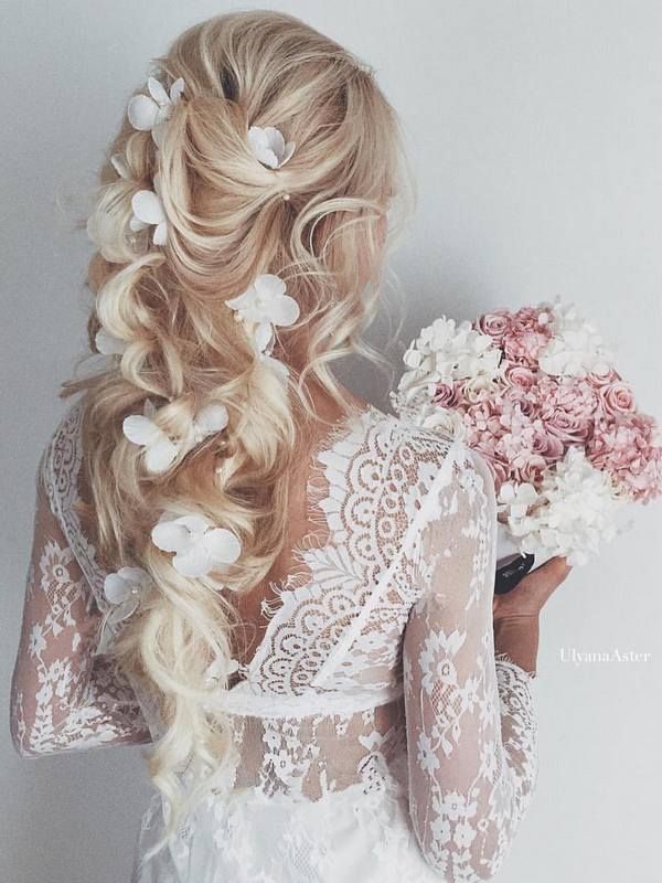 Ulyana Aster Long Wedding Hairstyles & Wedding Updos / www.deerpearlflow…