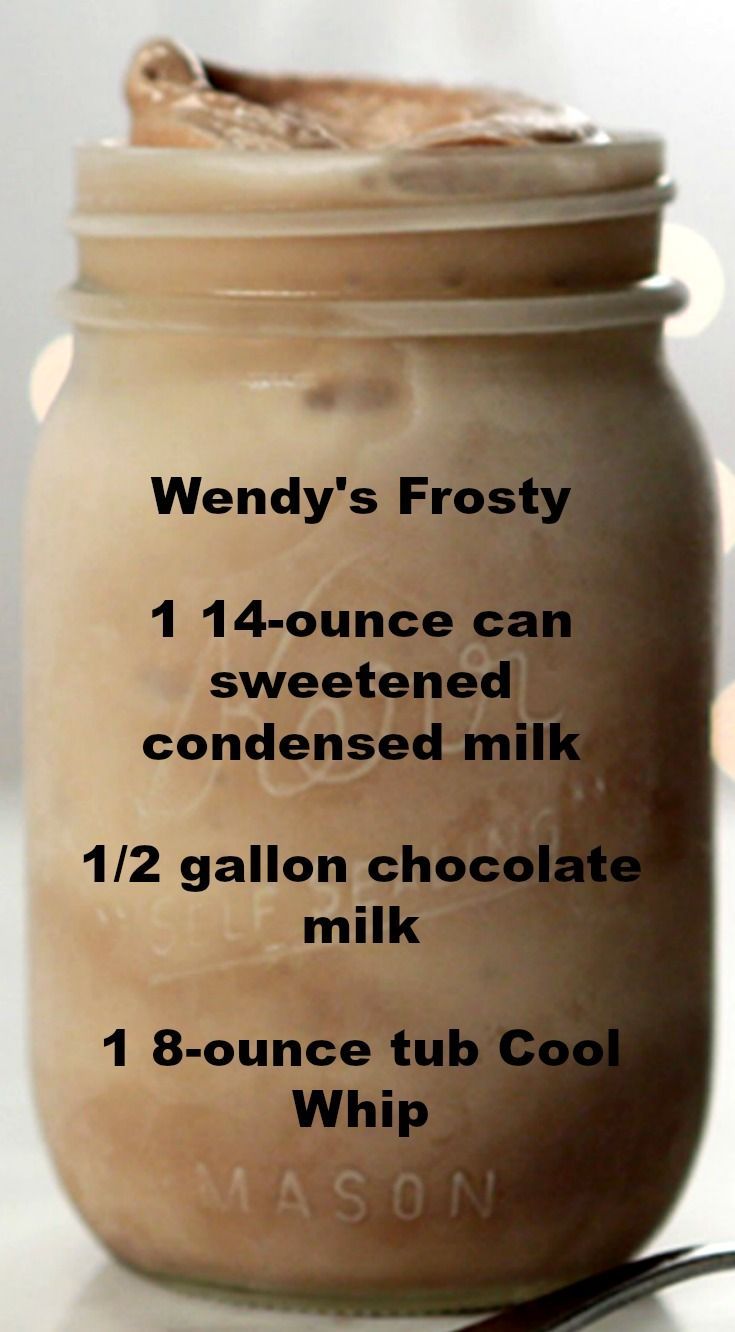 Wendys Frosty ~ An easy and delicious 3-Ingredient Homemade Take on Wendys Frosty