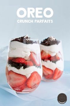 Whip up these easy, no bake OREO Crunch Parfaits for any day of the week – no special occasion needed.