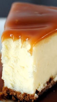 White Chocolate Caramel Cheesecake – How can one not love cheesecake!