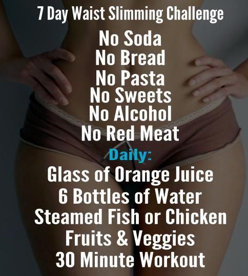 7 Day Waist Slimming Challenge – Are you up for the challenge?: