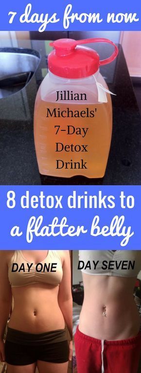 8 detox drinks to a flatter belly