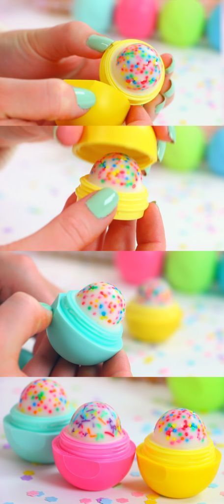 Cupcake EOS How To and Tutorial – Make Cool Homemade Lip Balm Containers for Your EOS – Easy DIY Cupcake Lip Balm With Sprinkles –