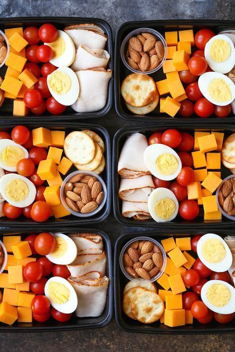 Deli Snack Box – Prep for the week ahead with these healthy, budget-friendly snack boxes! High protein, high fiber and so