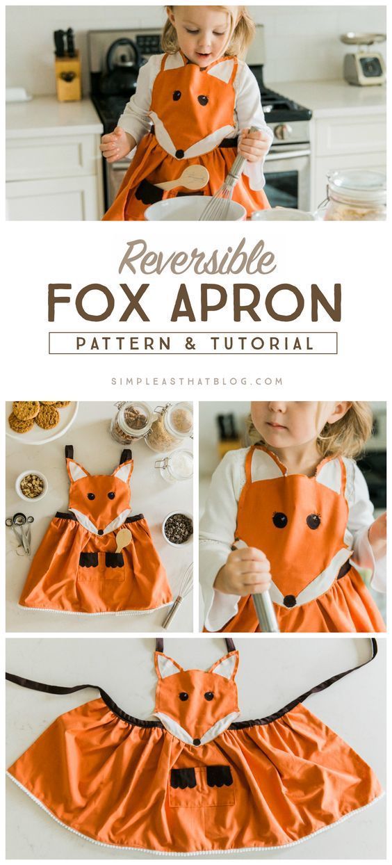 Fox Apron Tutorial and Pattern – Craftricks