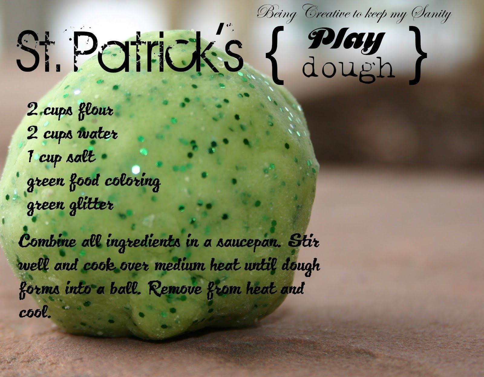 Frugal Family Fun: St. Patrick’s Day Sparkly Play Dough – HotCouponWorld.co…