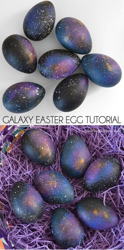 Galaxy Easter Egg Tutorial – Dream a Little Bigger Someday when I have more time on my hands…