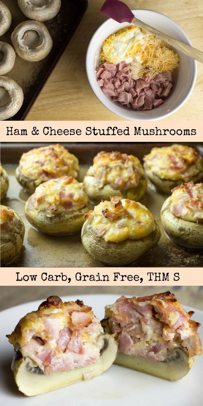 Ham ve come to the right place! These Ham & Cheese Stuffed Mushrooms have about a 5 minute prep time but are better than your