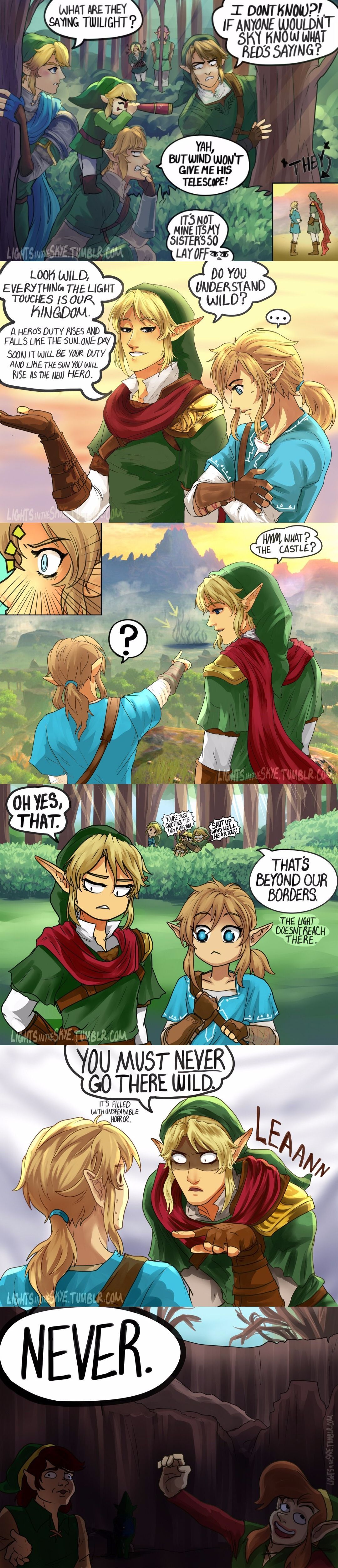 Link and The Links AU: Circle Of Tri