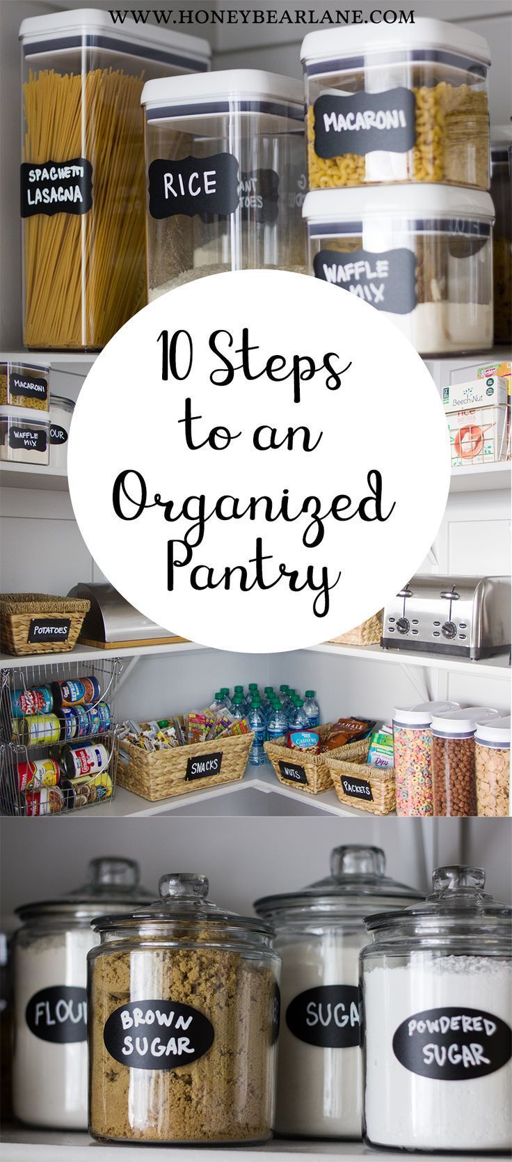 Pantry organization in 10 easy steps #ad