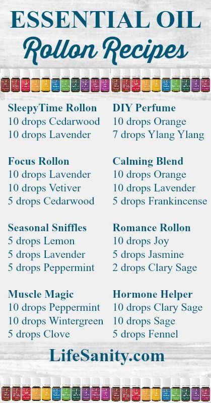 Roll on recipes using Young Living Essential Oils. Receive a FREE reference guide, support, and more when you order a Premium