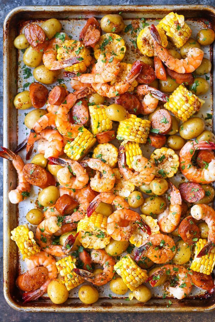 Sheet Pan Shrimp Boil