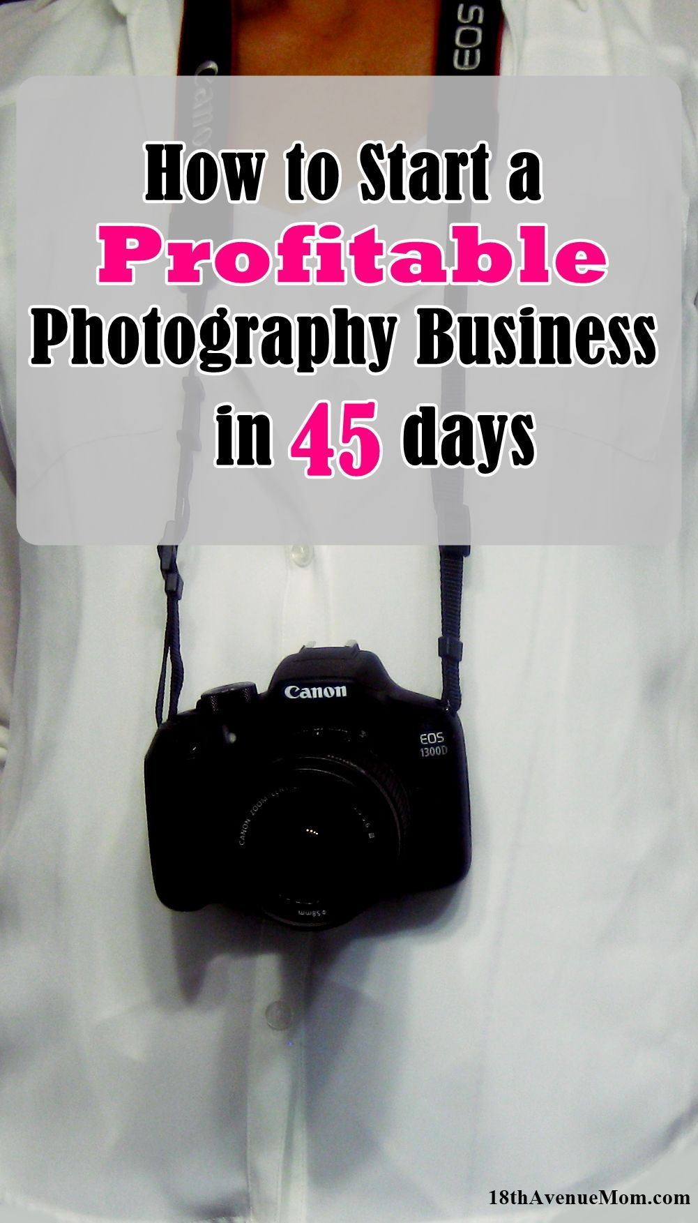 Starting a photography business is a great way to work from home. Startup costs are fairly low, and you can become a professional