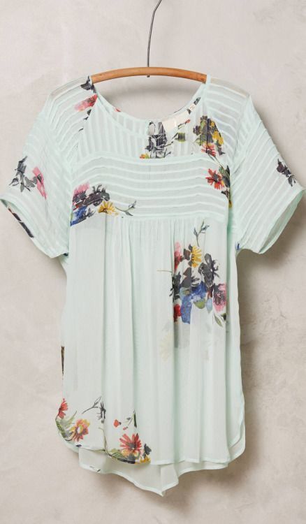 Stitch fix spring 2016 White floral flounce top. I REALLY want this!!!!