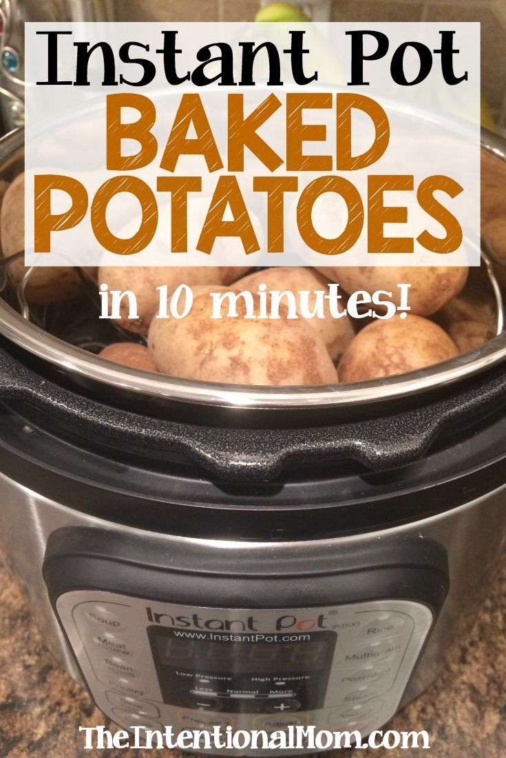 The Instant Pot is the answer for frugal, money saving moms who need fast home cooked meals. These baked potatoes are moist,