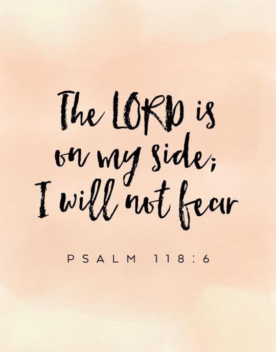 The Lord is my peace