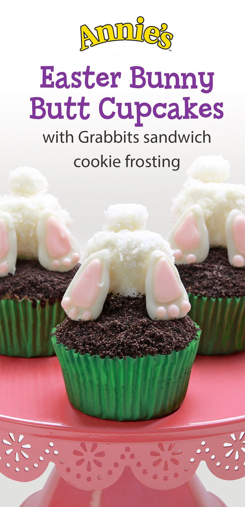 There’s no butts about it, these Bunny “Butt” Easter Cupcakes take the cake when it comes to the cutest, most