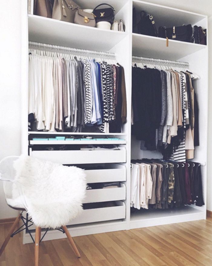 These Ikea closets are so stylish! Find some serious inspiration here.