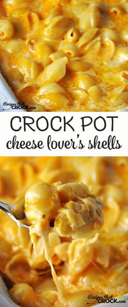 This Cheese Lovers Crock Pot Shells is so simple and has an amazing flavor!