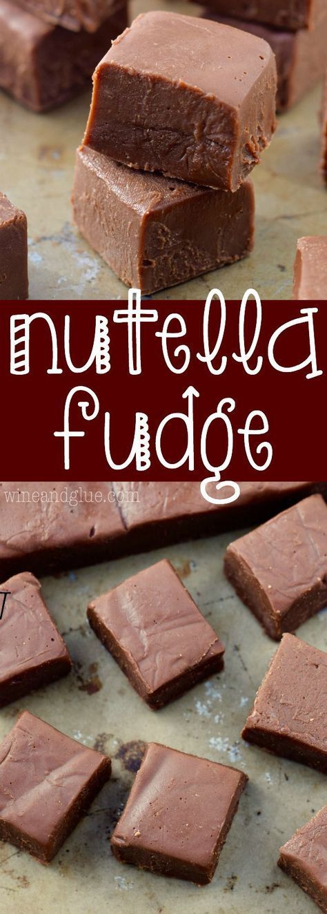 This Nutella Fudge is a SUPER fast recipe that your friends and family will ask for again and again!