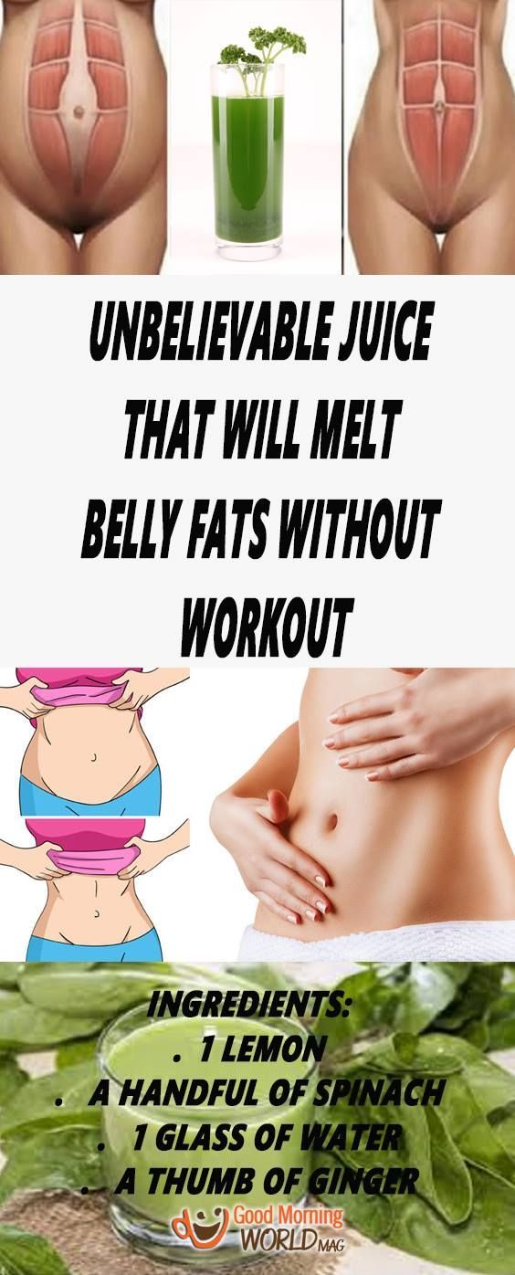 Unbelievable juice that will mellt belly fats without workout