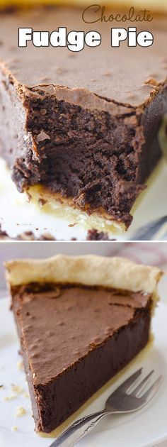 Woow! Amazing chocolate pie recipe! My choice for Christmas dessert 2016. This is rich, smooth and utterly decadent – Chocolate