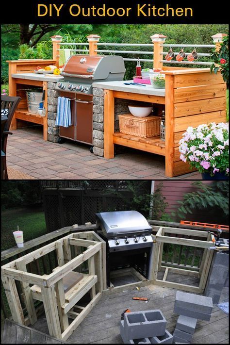 DIY Outdoor Kitchen -   Great Outdoor Kitchen Ideas