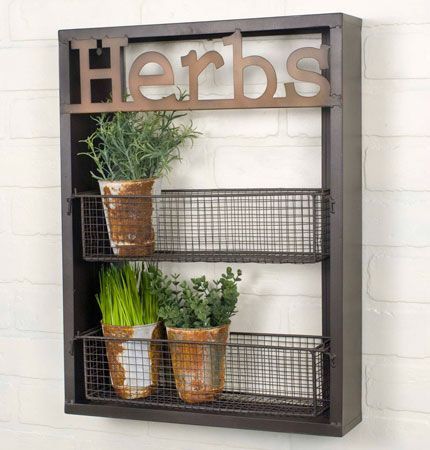 15″W x 3½”D x 20″T. Use this rack in a garden to hold small potted plants. This caddy would also make a charming spice rack in a