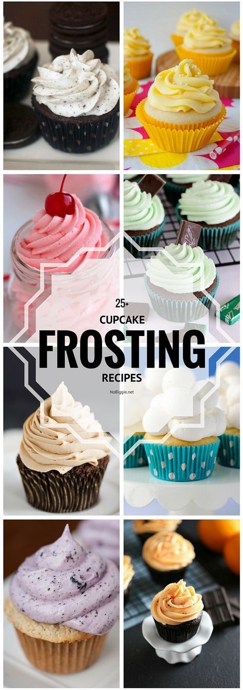 25+ Cupcake Frosting recipes | NoBiggie.net