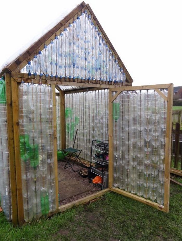 30 Repurposed Plastic Bottle Greenhouses You Can Build Yourself