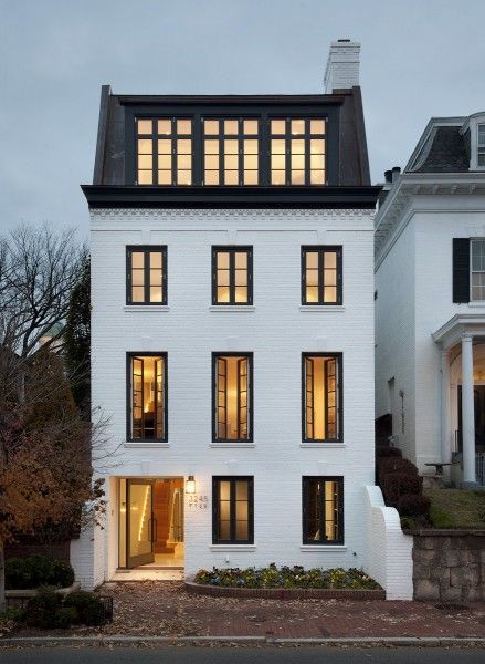 All those large windows...so much light and dreamy.... Rixey-Rixey Architects - Georgetown, DC