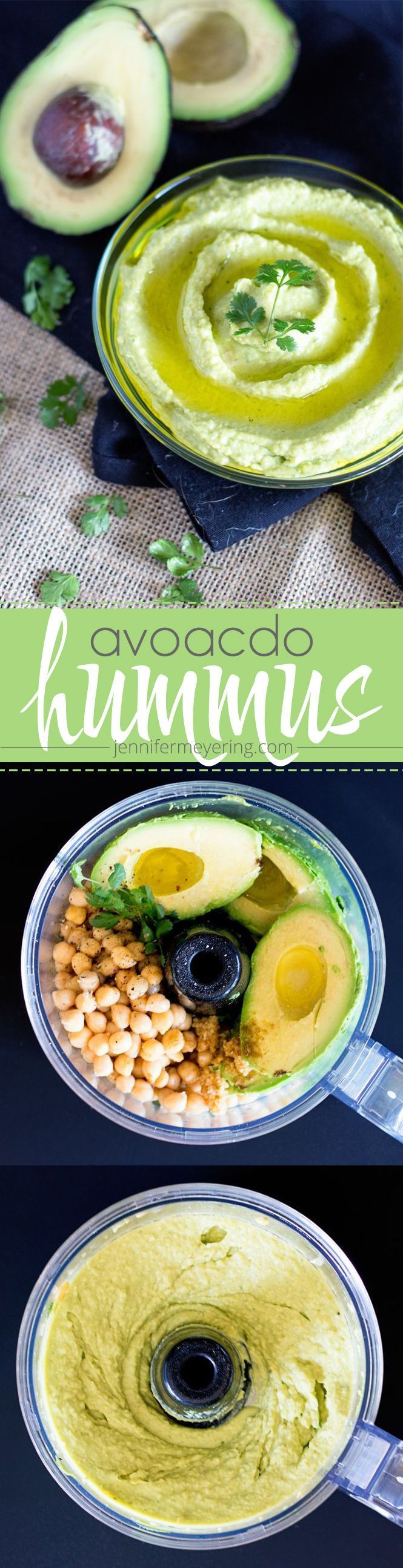 Avocado Hummus | JenniferMeyering.com