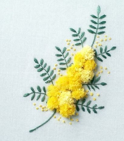 botany as an object of embroidery