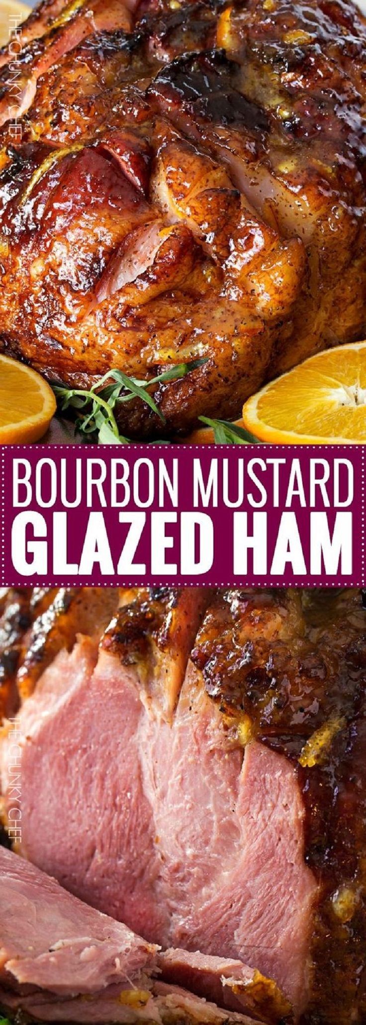 Bourbon Orange Glazed Ham – 17 Easter Dinner Ideas for an Everlasting Family Feast