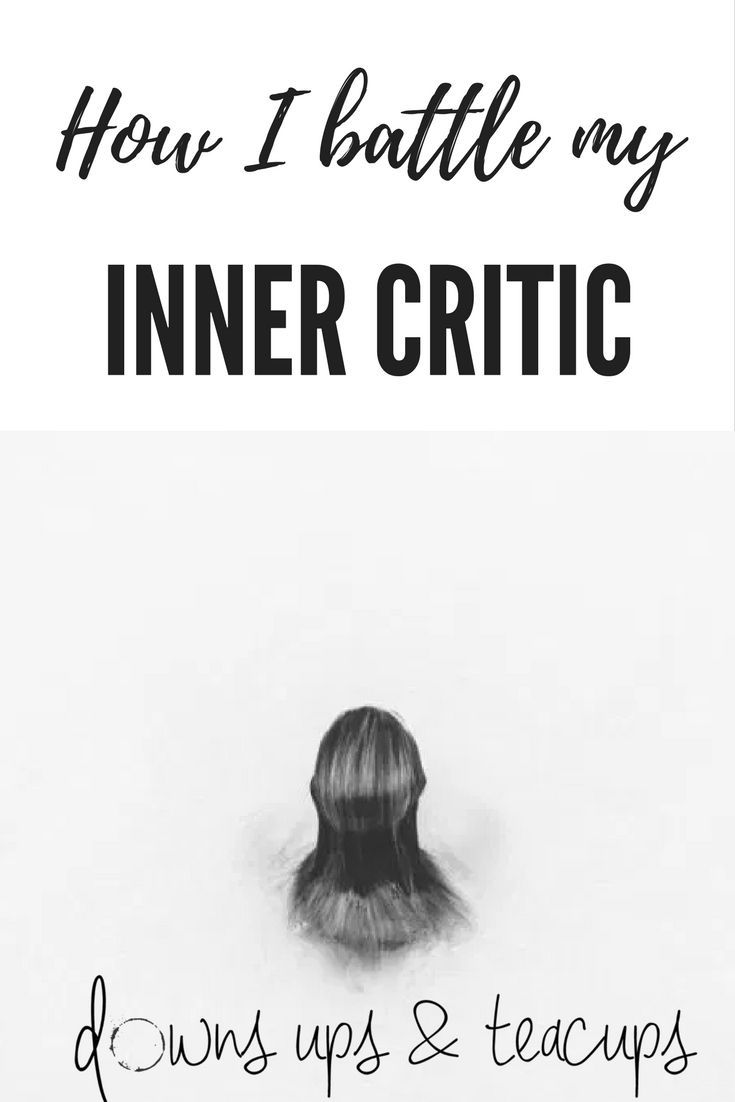 How I battle my inner critic. How I respond to negative inner voices  www.downsupsteacu…