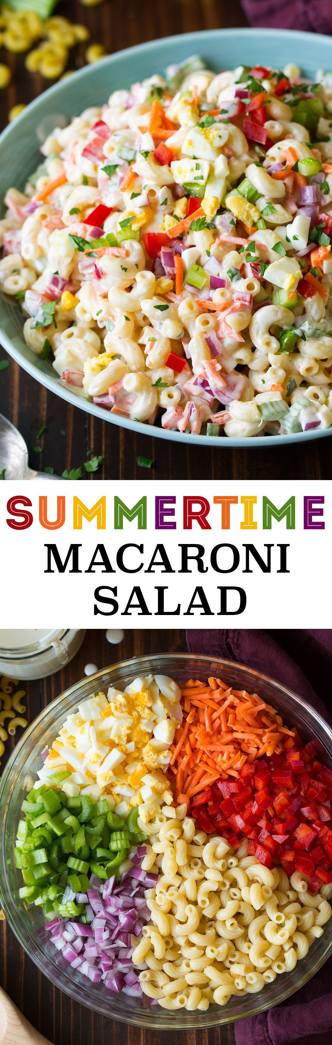 Macaroni salad is one of those things that I haven’t always appreciated. I would always walk right past pasta #salads and